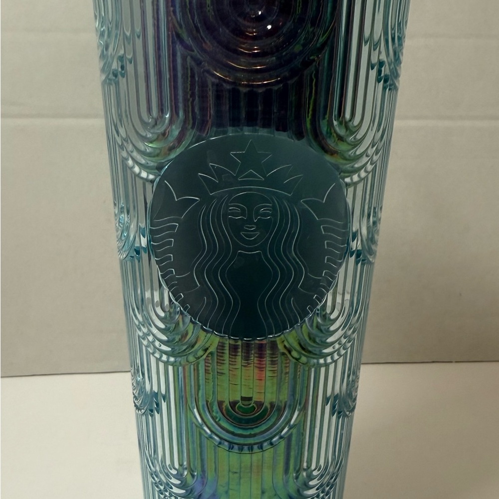 Starbucks 2022 Iridescent Blue Tumbler